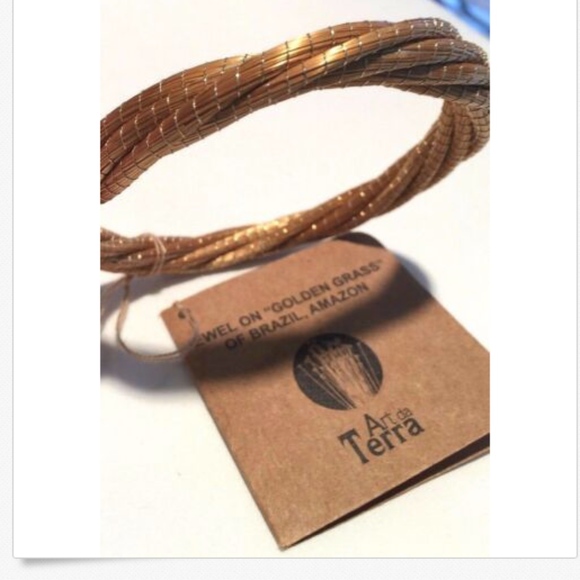 Art da Terra Jewelry - "Golden Grass" Art da Terra Twist bangle